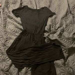 Back Romper with a Key Hole Back